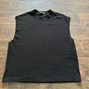 Men black vest from Zara